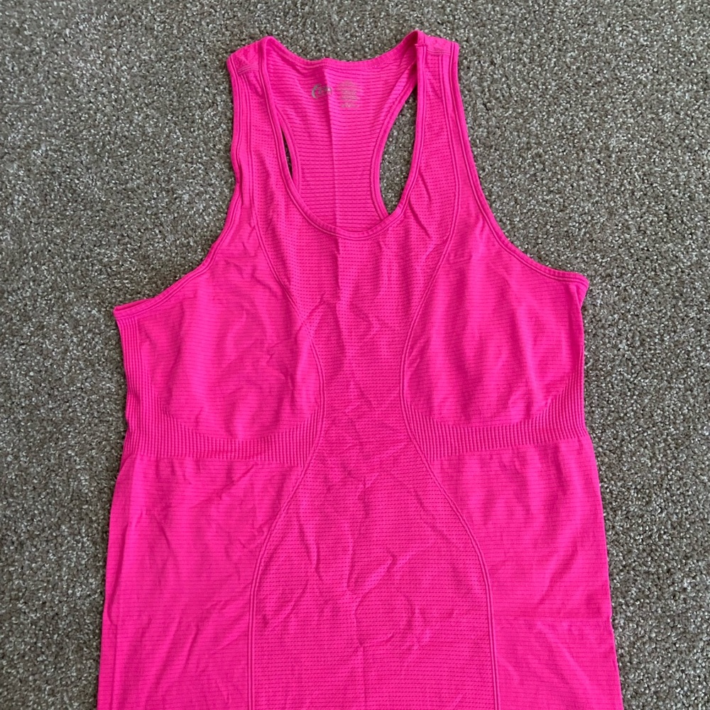 Hot pink Zyia copper charged tank top